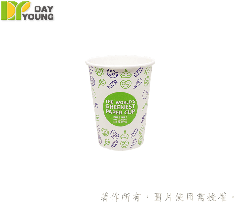 Eco Paper Cold Cup 12oz(PE Free)