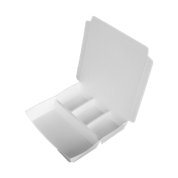 Paper Four Compartment Upper & Lower Meal Box-402(D)