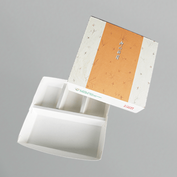 紙 餐盒 上下四格-404(W底）