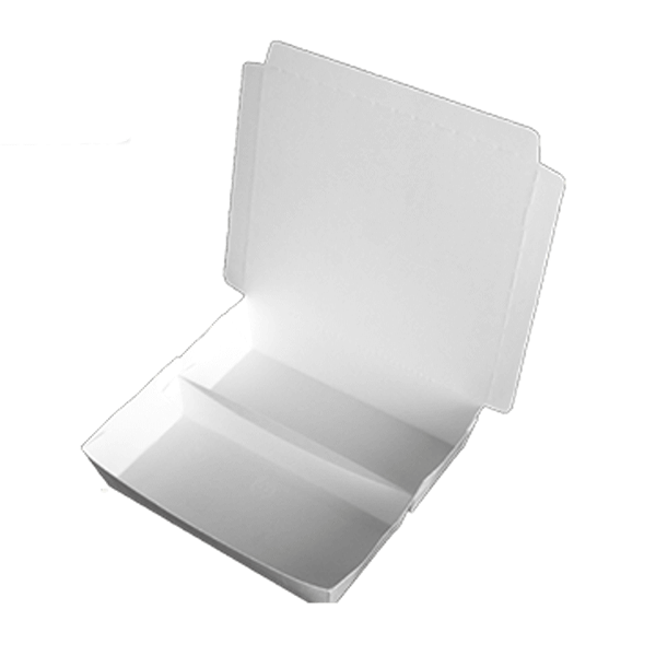 Paper Upper & Lower Compartment Meal Box  (H32)