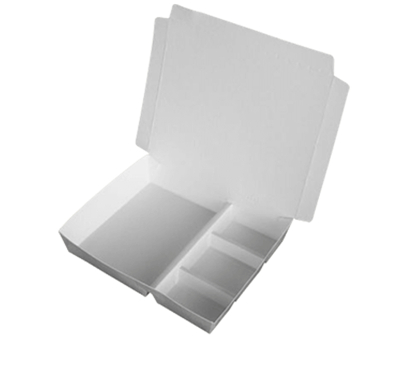 Paper Five Compartment Left & Right Meal Box-403L
