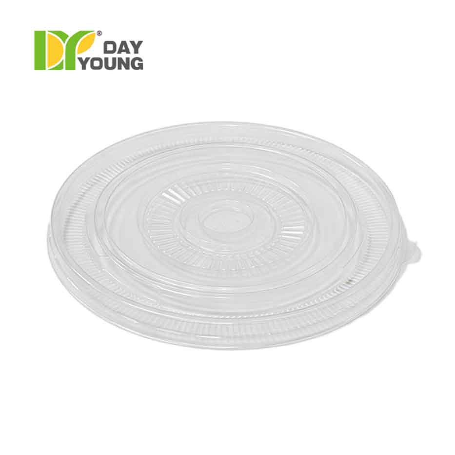 Plastic PP Flat-Lid for Soup Cup 165mm-Clear