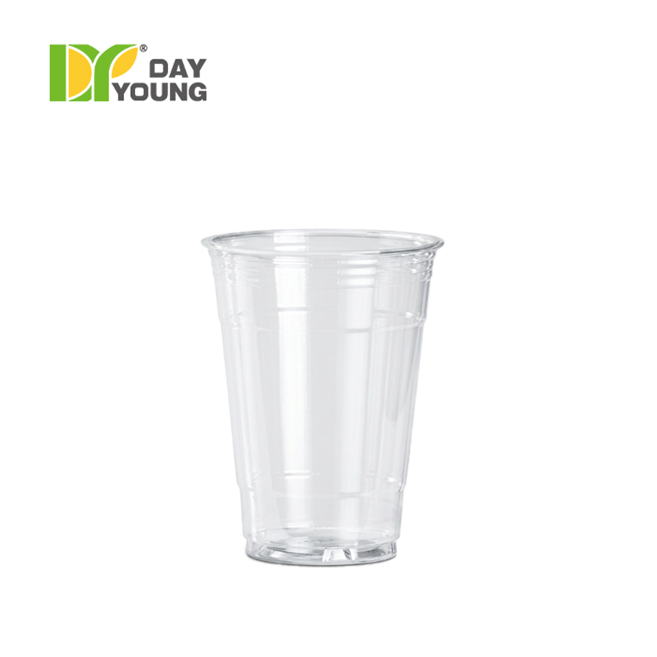 Plastic PET Cold Drink Cup 16oz-98mm-Clear