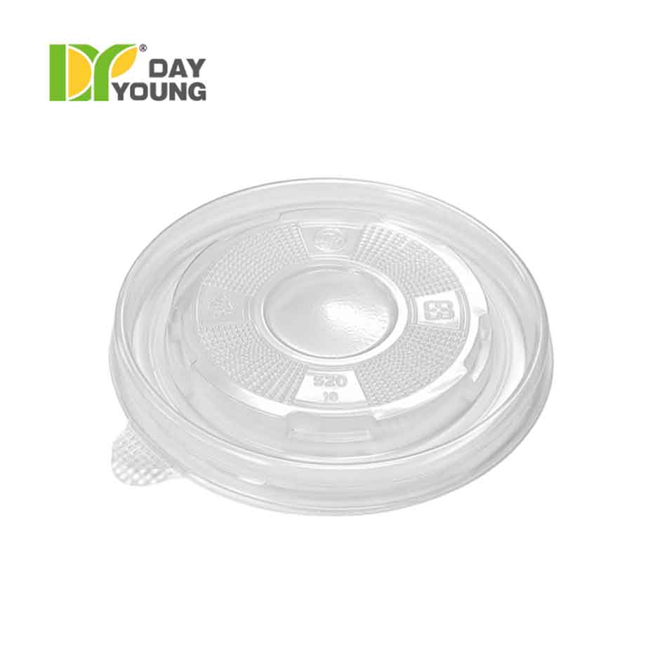 塑膠 PP湯杯平蓋 520-112口徑-透