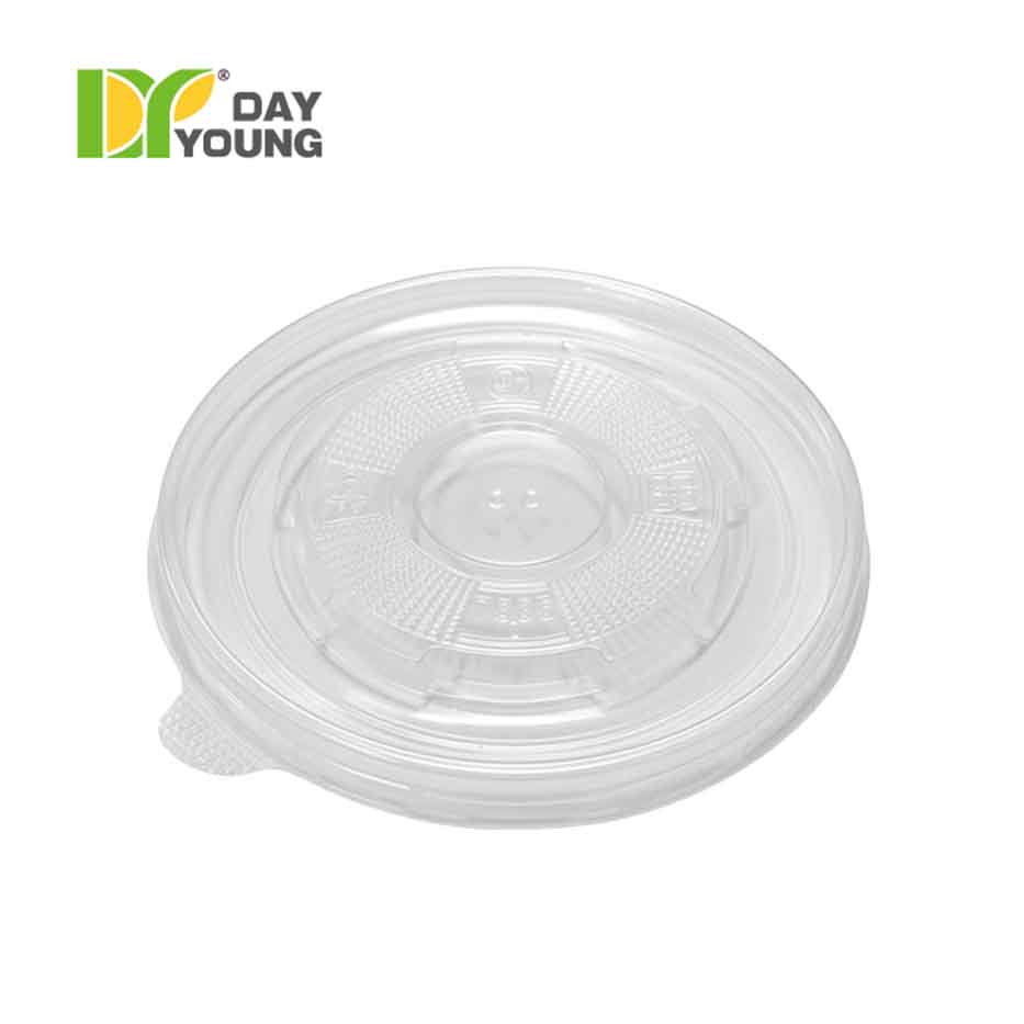 Plastic PP Flat-Lid for Soup Cup 750-127mm-Clear