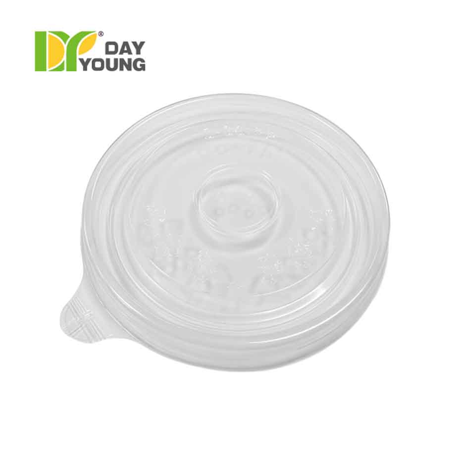 Plastic PP Flat-Lid for Soup Cup 96mm-Clear