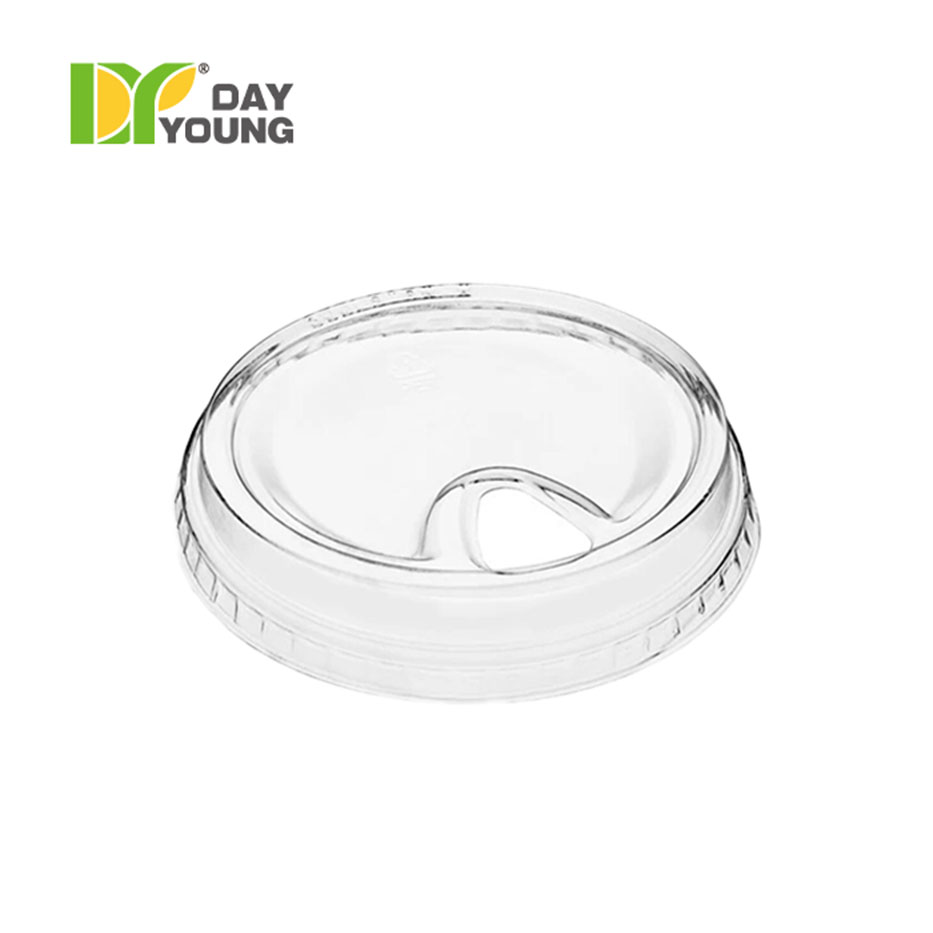 Plastic PET Flat Sip Lid-98mm-Clear