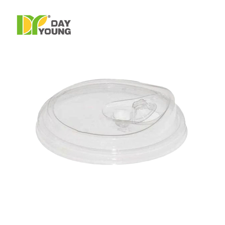 Plastic PET Flip-Top Sip Lid-98mm-Clear