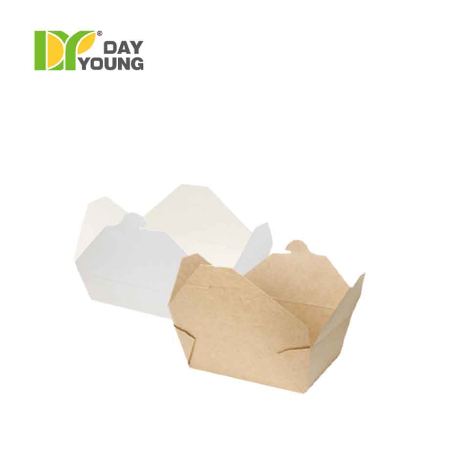 Paper Fold-To-Go Box #1｜26-30oz