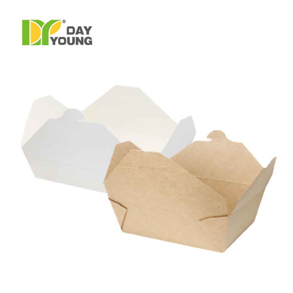 Paper Fold-To-Go Box #3｜66-76oz