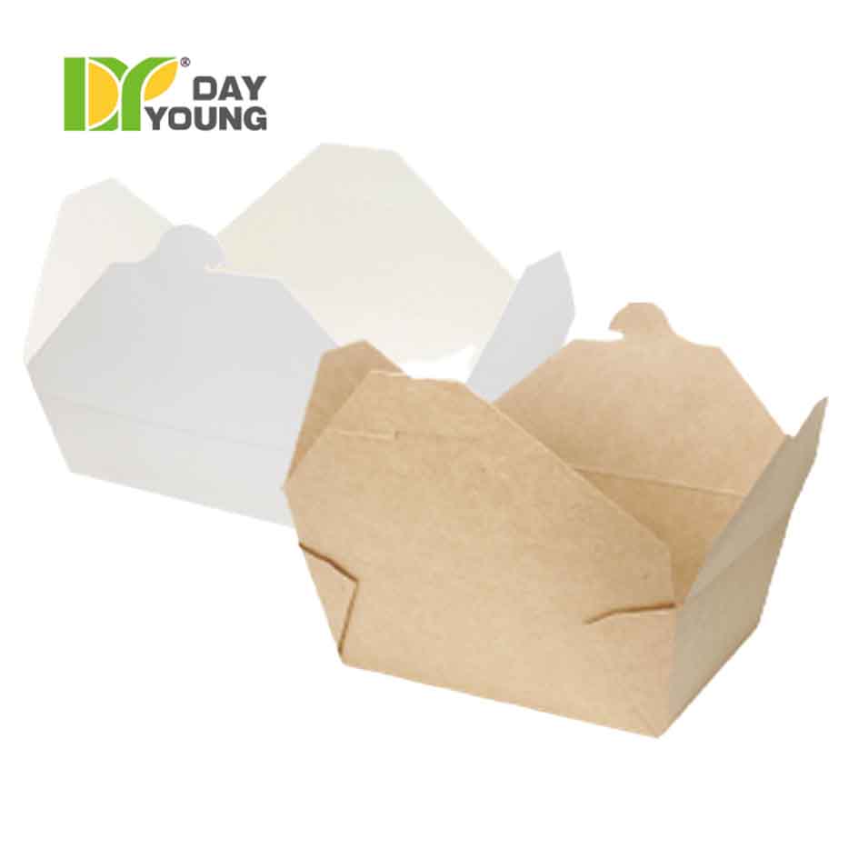 Paper Fold-To-Go Box #4｜96-110oz