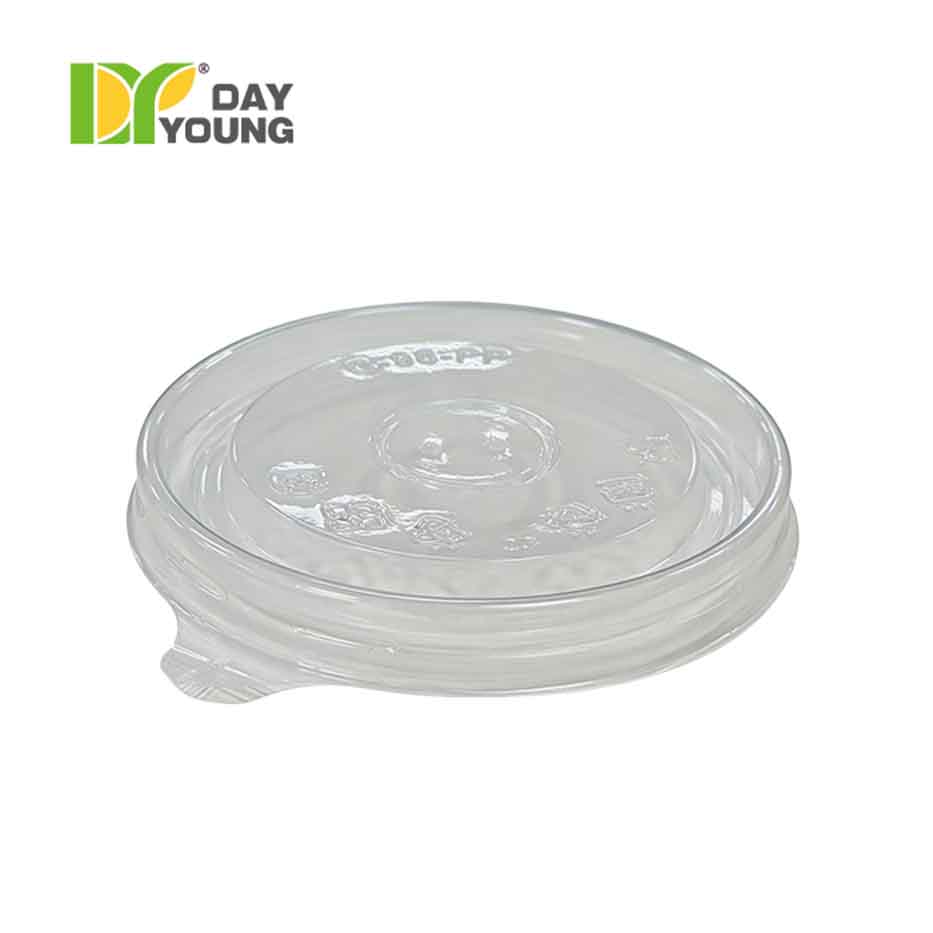 Plastic PP Flat-Lid for Soup Cup 96mm-Clear