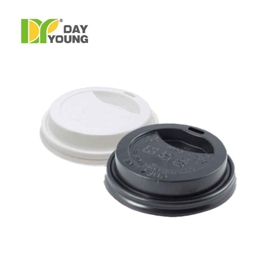 Plastic PP Flat Lid for Coffee Cup-80mm