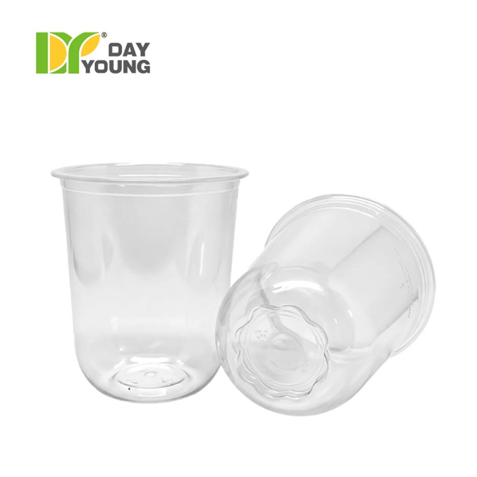 Plastic PP Cold Drink Cup Q500-95mm-Clear