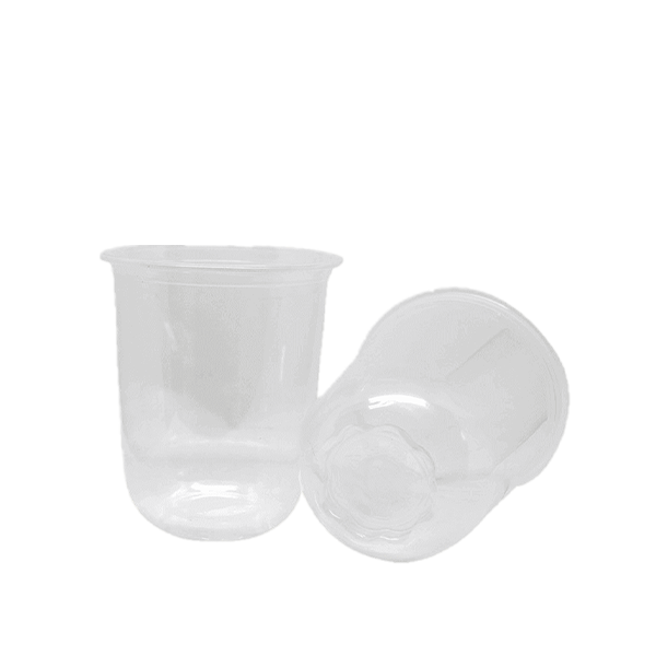 Plastic PP Cold Drink Cup Q500-95mm-Clear