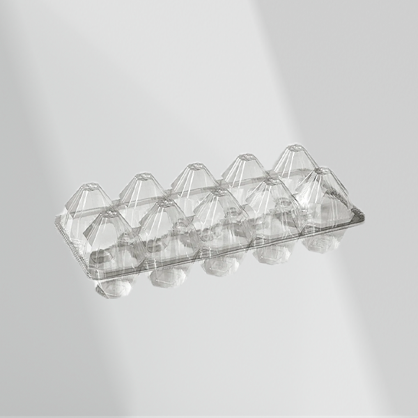 Plastic PET Sealed Egg Carton-Clear