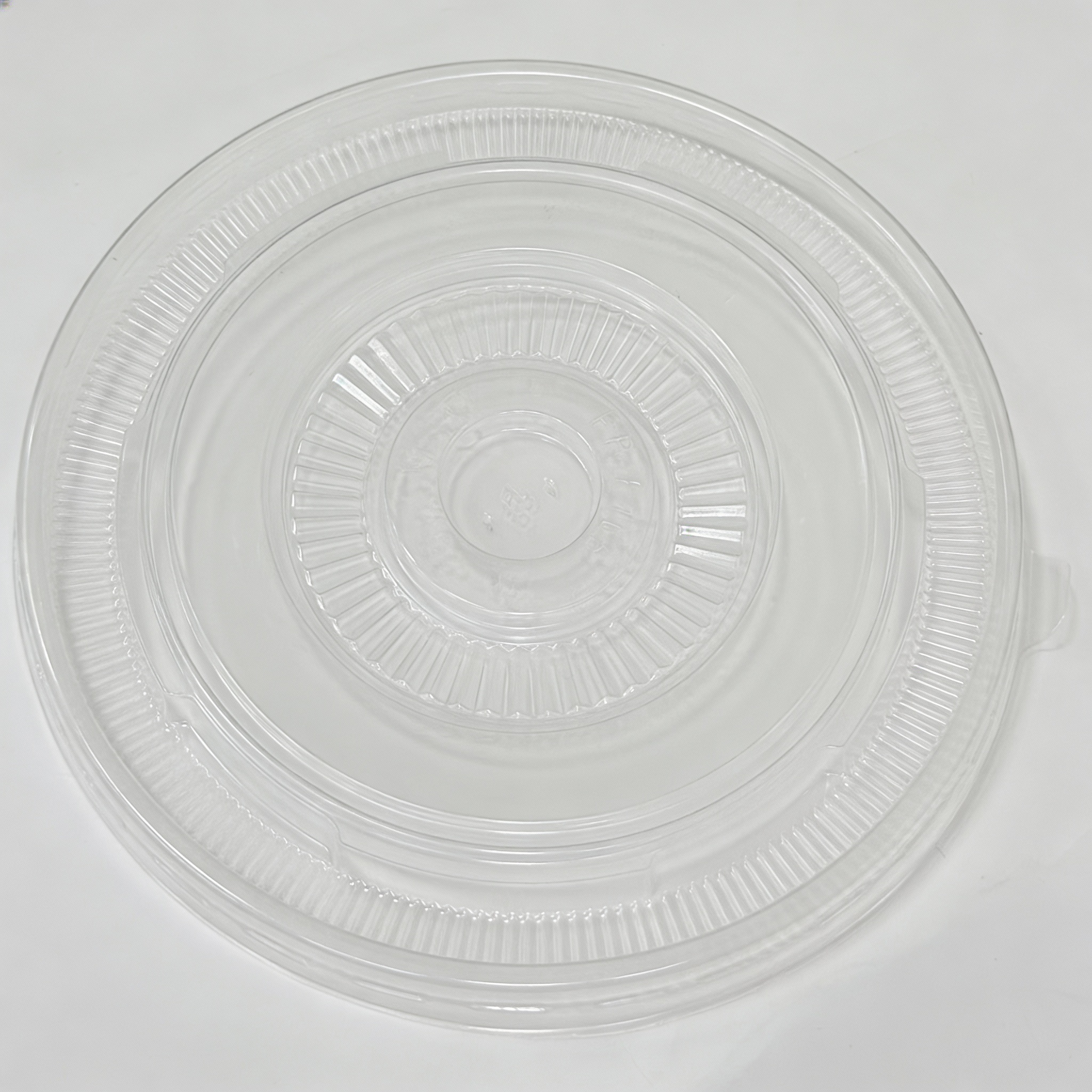 Plastic PP Flat-Lid for Soup Cup 165mm-Clear