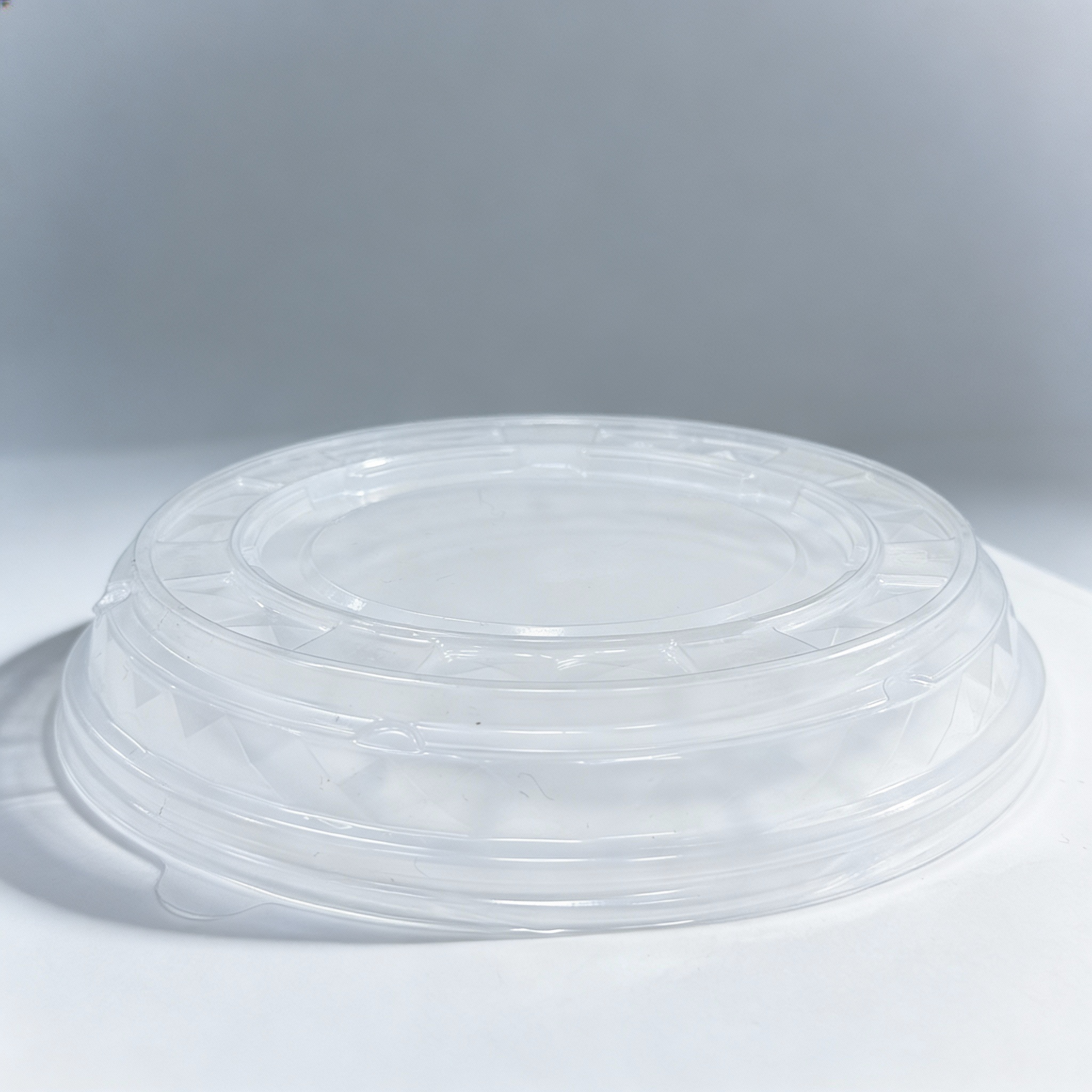 Plastic PP Dome-Lid for Soup Cup 165mm-Clear