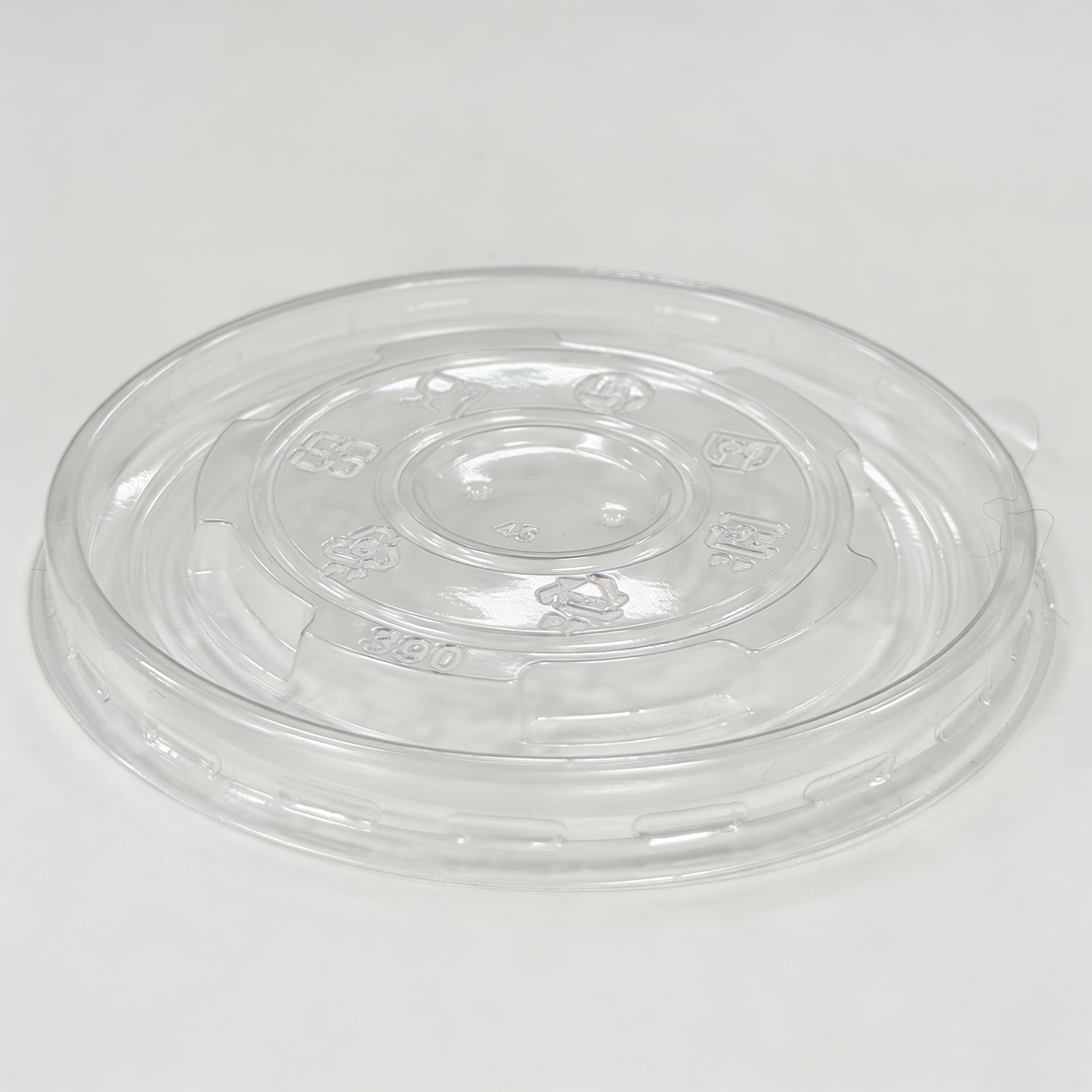 塑膠 PP湯杯平蓋 390-102口徑-透