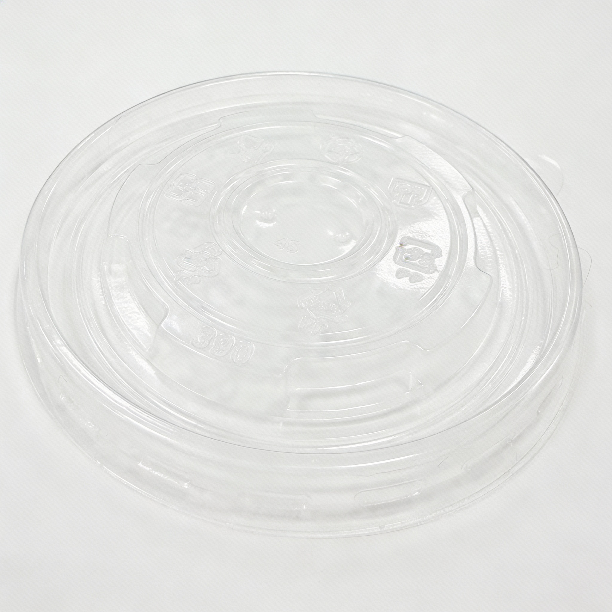 塑膠 PP湯杯平蓋 390-102口徑-透