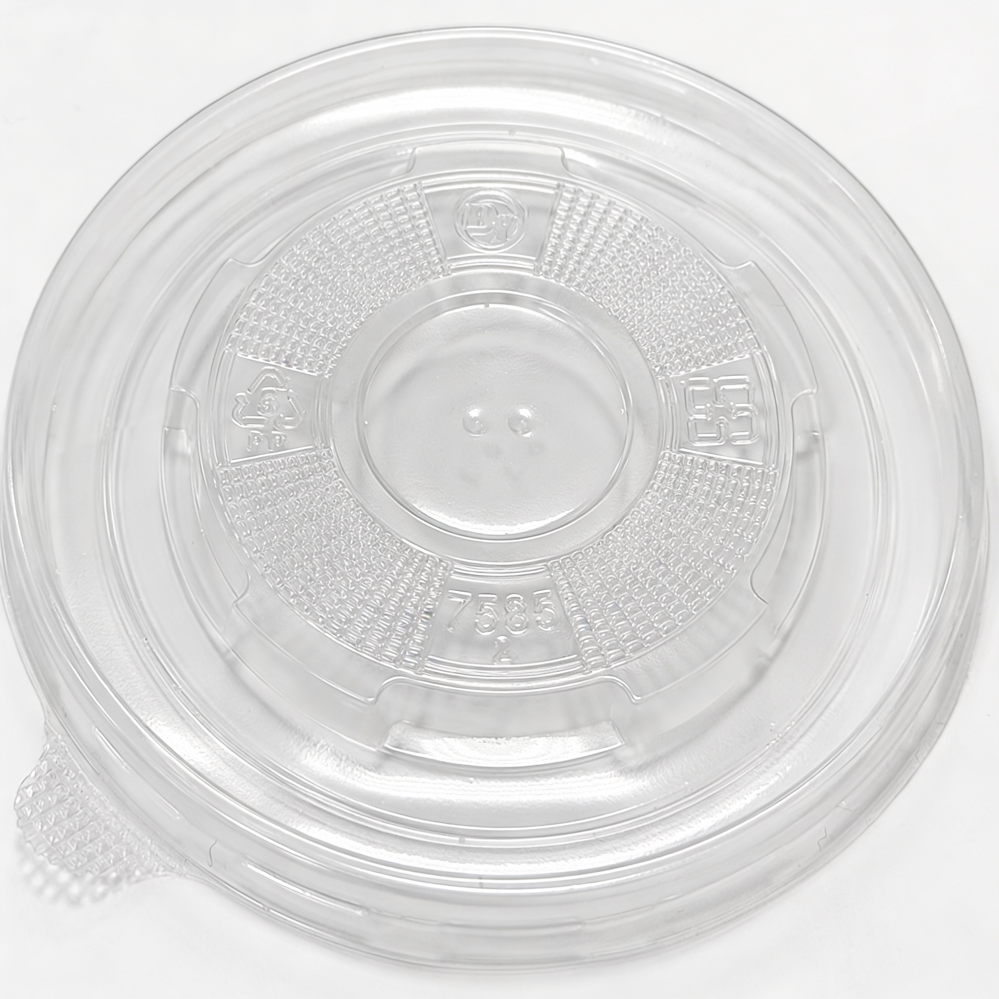 塑膠 PP湯杯平蓋 750-127口徑-透