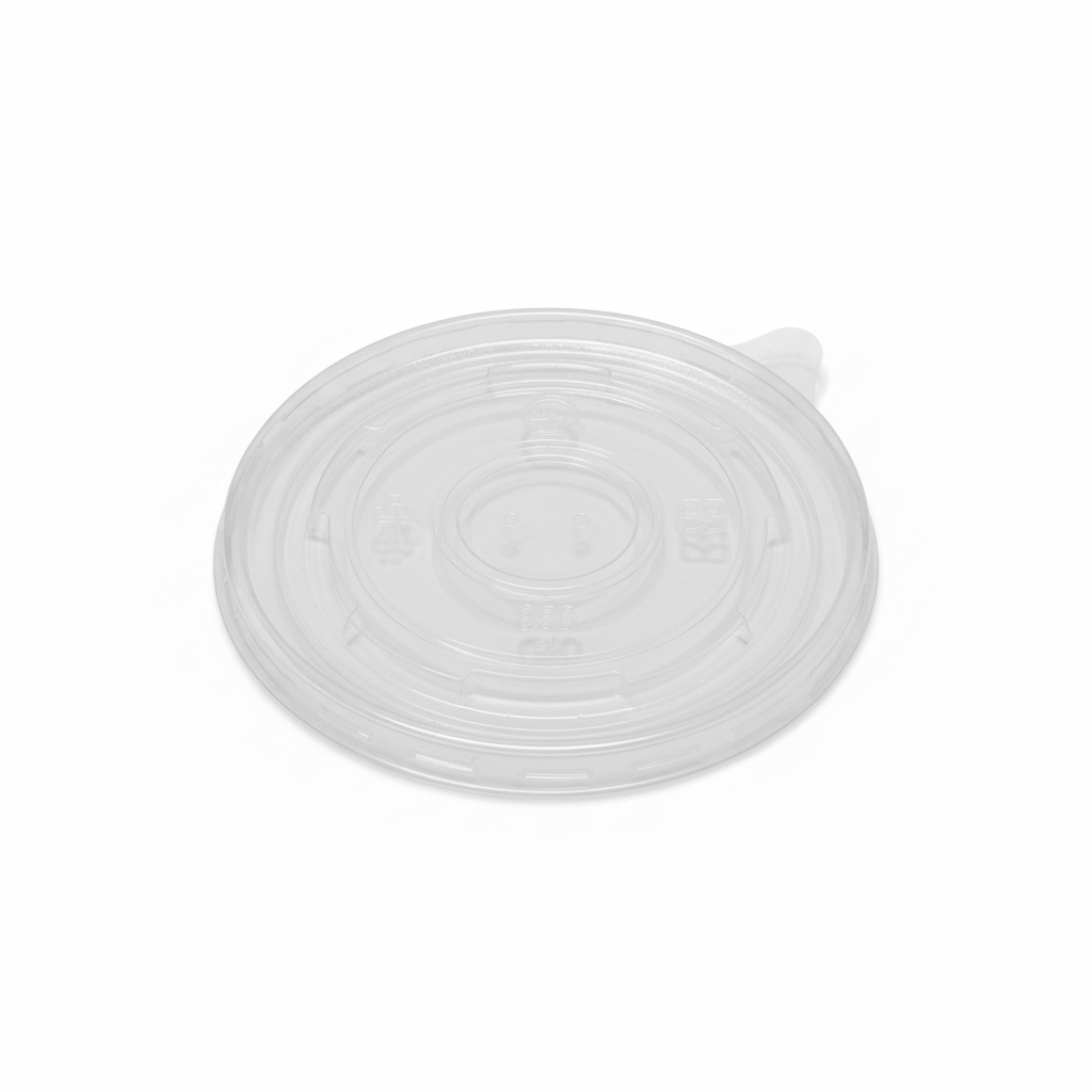 塑膠 PP湯杯平蓋 850-142口徑-透