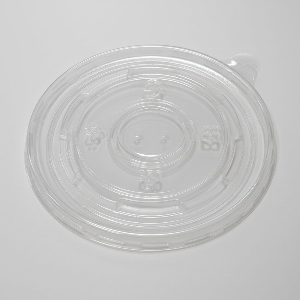 塑膠 PP湯杯平蓋 850-142口徑-透