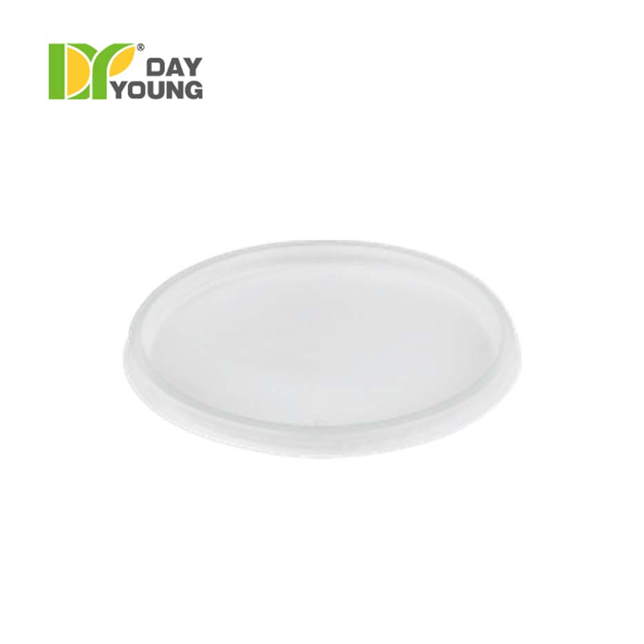 Plastic PP Flat Lid for Deli Cup 117mm-Clear