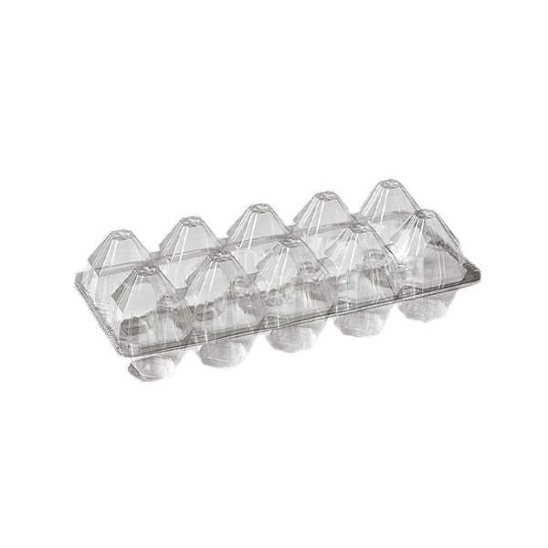 Plastic PET Sealed Egg Carton-Clear