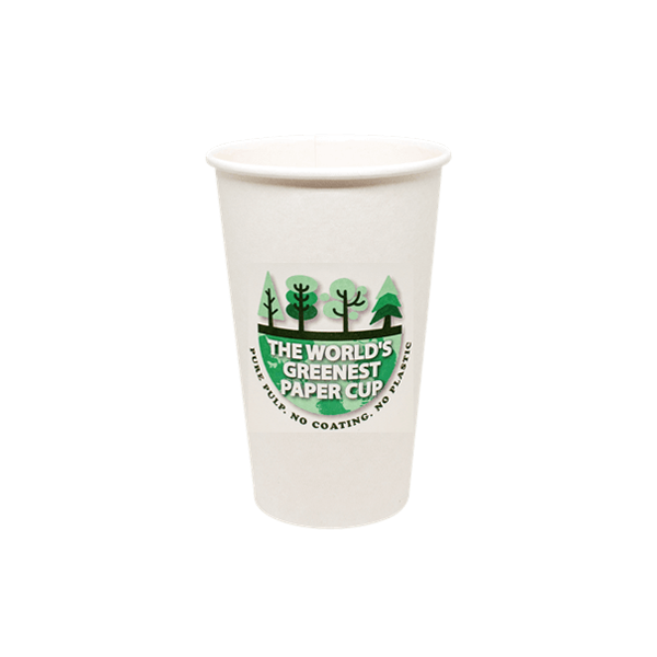 環保紙杯4.0 無淋膜冷熱共用紙杯 20oz.