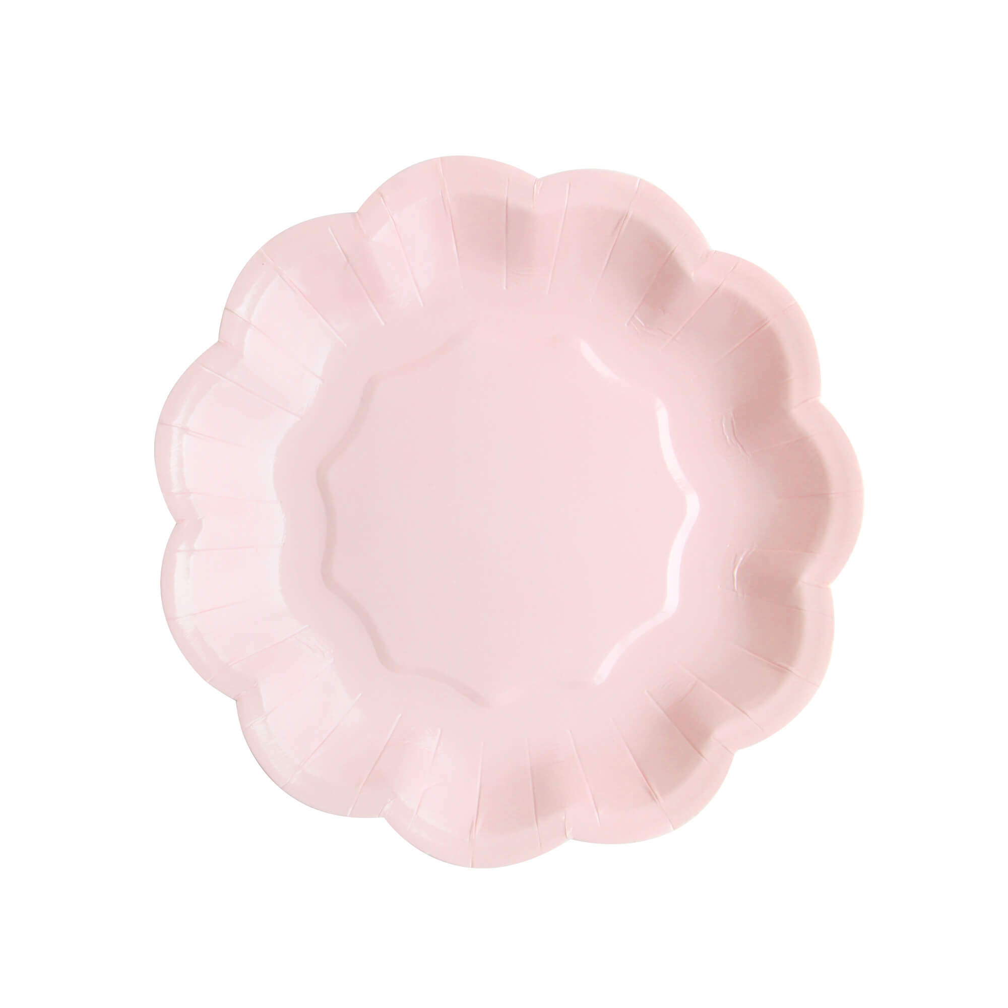 Pink flower cake plate