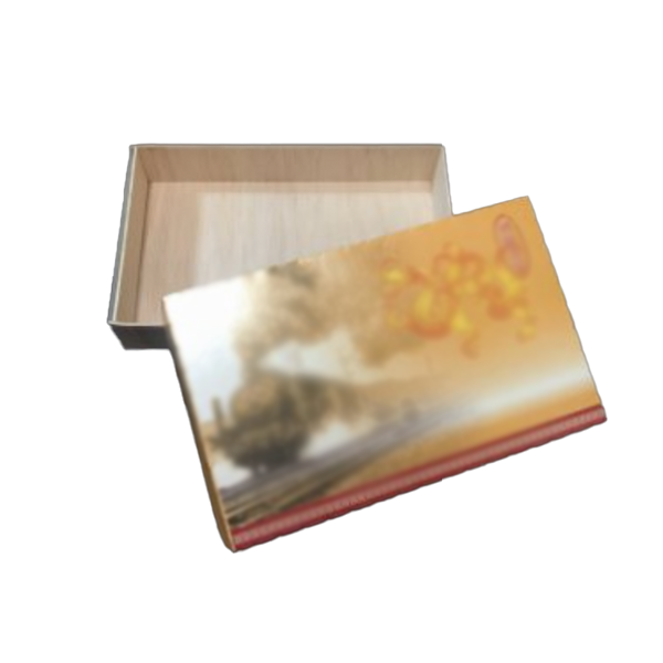 Paper Upper & Lower Compartment Meal Box Lid-165